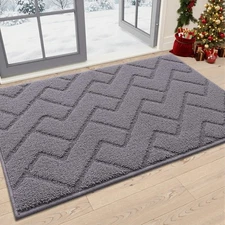 OLANLY Indoor Door Mat, 32x20, Dirt Resistant and Absorbent, Sturdy Non-Slip ...