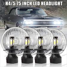For Chevy Impala El Camino 5.75 5-34led Headlights Hilo Beam White 4pcs