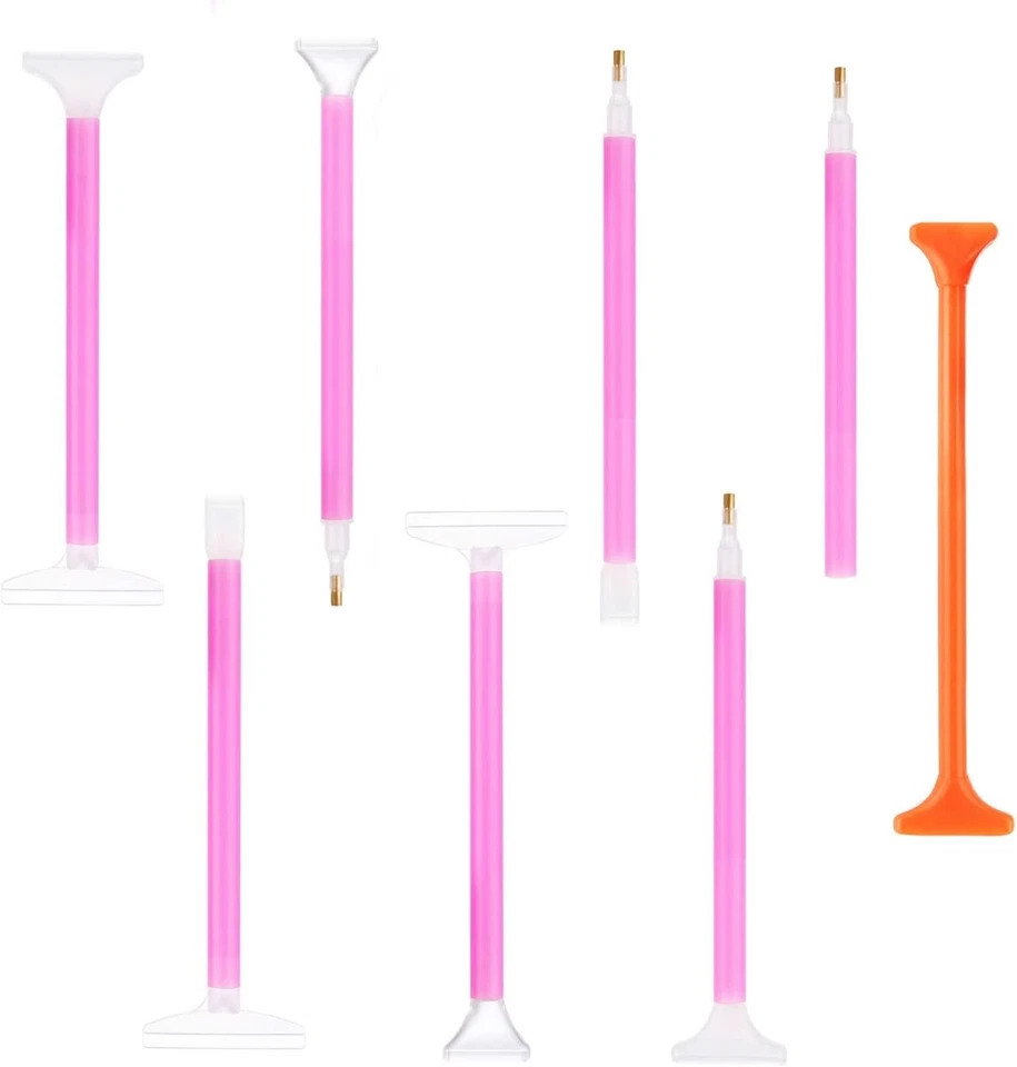 TEAAHA 8STK 5D Diamond Art Painting Zubehör Stifte Set Diamantmalerei Stift Kunststoff