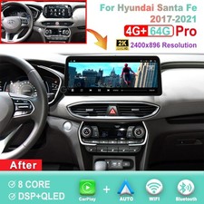 12.3 Inch 2k Screen Android Car Radio For Hyundai Santa Fe 2017-2021 Carplay Gps 12.3 Inch 2k Screen Android Car Radio For Hyundai Santa Fe 2017-2021 Carplay Gps