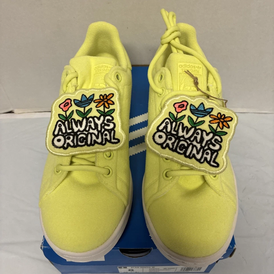 Adidas Stan Smith W Yellow Women’s Size 8 - Image 4 of 4