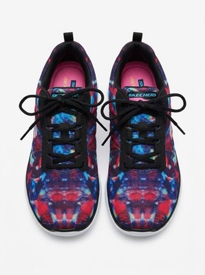Skechers Flex Appeal Cosmic Rays Women's Size 6.5 Running Shoes 12447 multi 