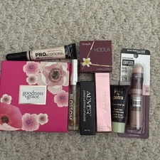 8pc Make Up Lot High End Products-Pixi,Maybelline, Benefit, Blossom