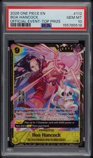 2026 ONE PIECE PROMOS ENGLISH #112 BOA HANCOCK OFFICIAL EVENT-TOP 64 PSA 10