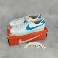 Nike 70s Vintage Sneakers FOREST HILLS White Light Blue Size 8.5 From Japan Used