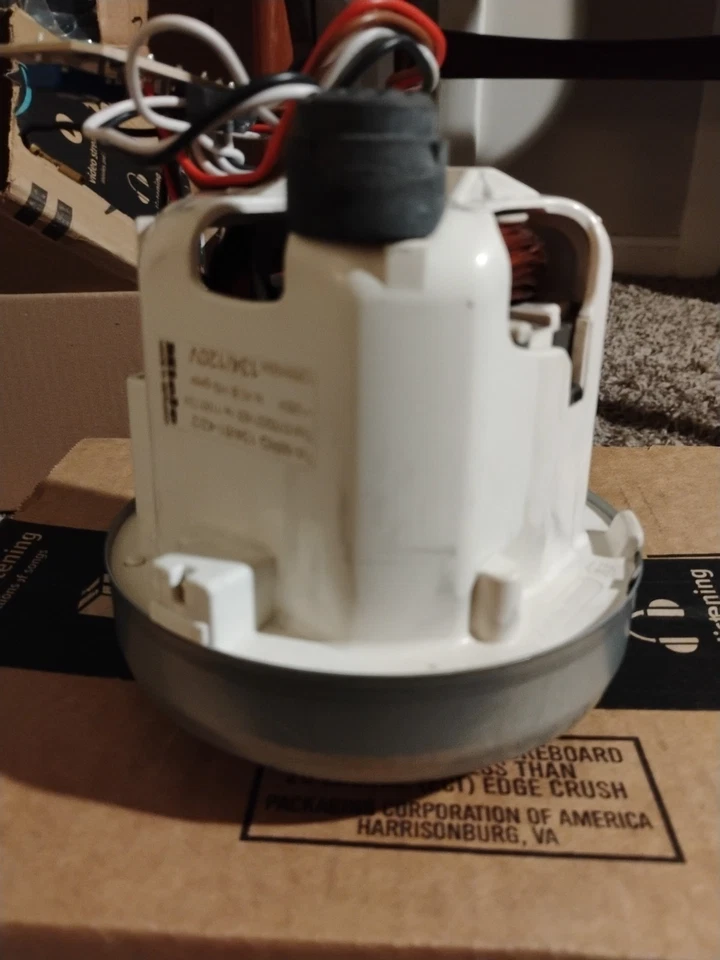 Miele C1 Motor, MRG 134/81-42/2, #07022163, W/ Wiring Harness, Used, Tested, 👍 - Image 4 of 4