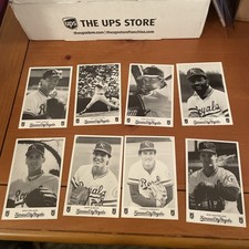 Kansas City Royals team Issued Photo Card Postcard Lot 20 Cards…e78