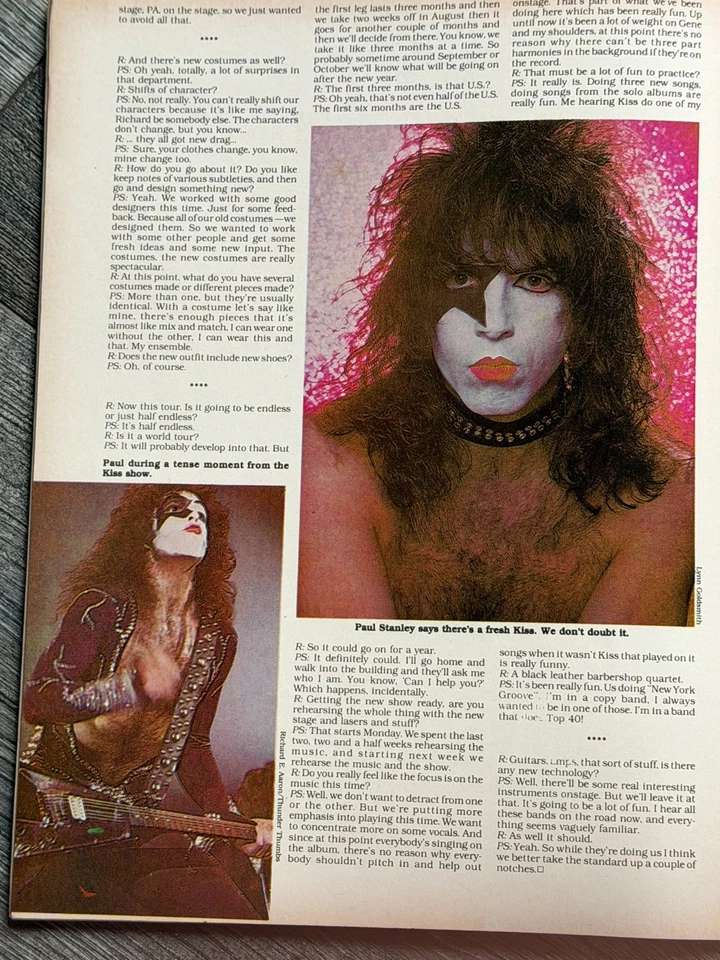 HIT PARADER Magazine Oct 1979 Vintage Kiss Aucoin The Babys The Who Ian Hunter - Image 3 of 4