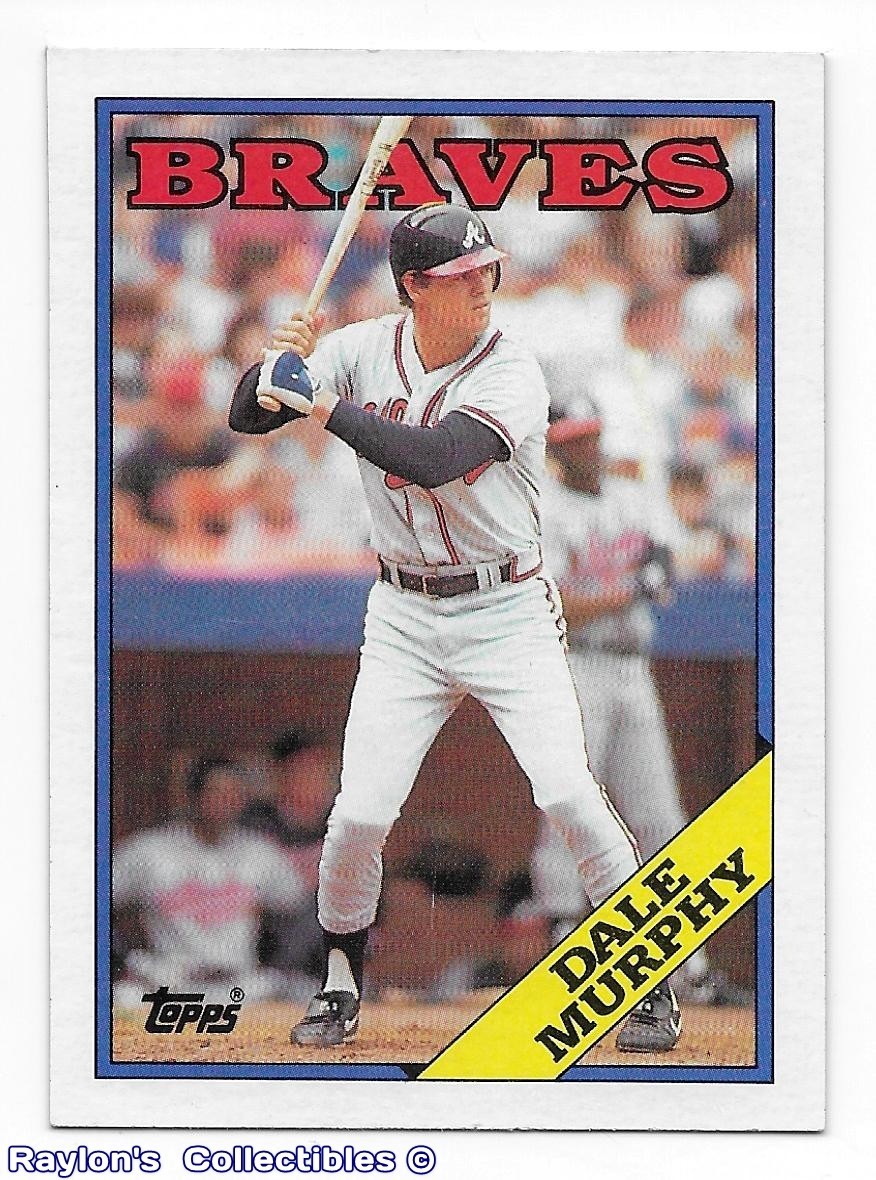 ⚾️ 1988 ~ Topps #90 ~ Dale Murphy ~ Braves ~ ExMt=6 ~ QTY