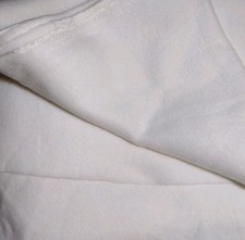 1 1/2 Yd 60" W Polar Fleece Solid White Fabric