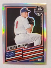 CARSON BOLEMON 2026 Panini Stars & Stripes Prizm SILVER PRIZM #61
