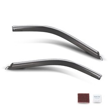 In-Channel Rain Guards Smoke Dodge Ram 1500 09-24 2500 3500 10-25 Std Cab 2PCS
