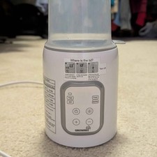 GROWNSY 8-in-1 Fast Baby Milk Warmer with Timer Bottle Warmer Sterilizer Gray