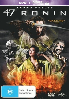 47 Ronin DVD | Keanu Reeves | Region 2, 4 & 5