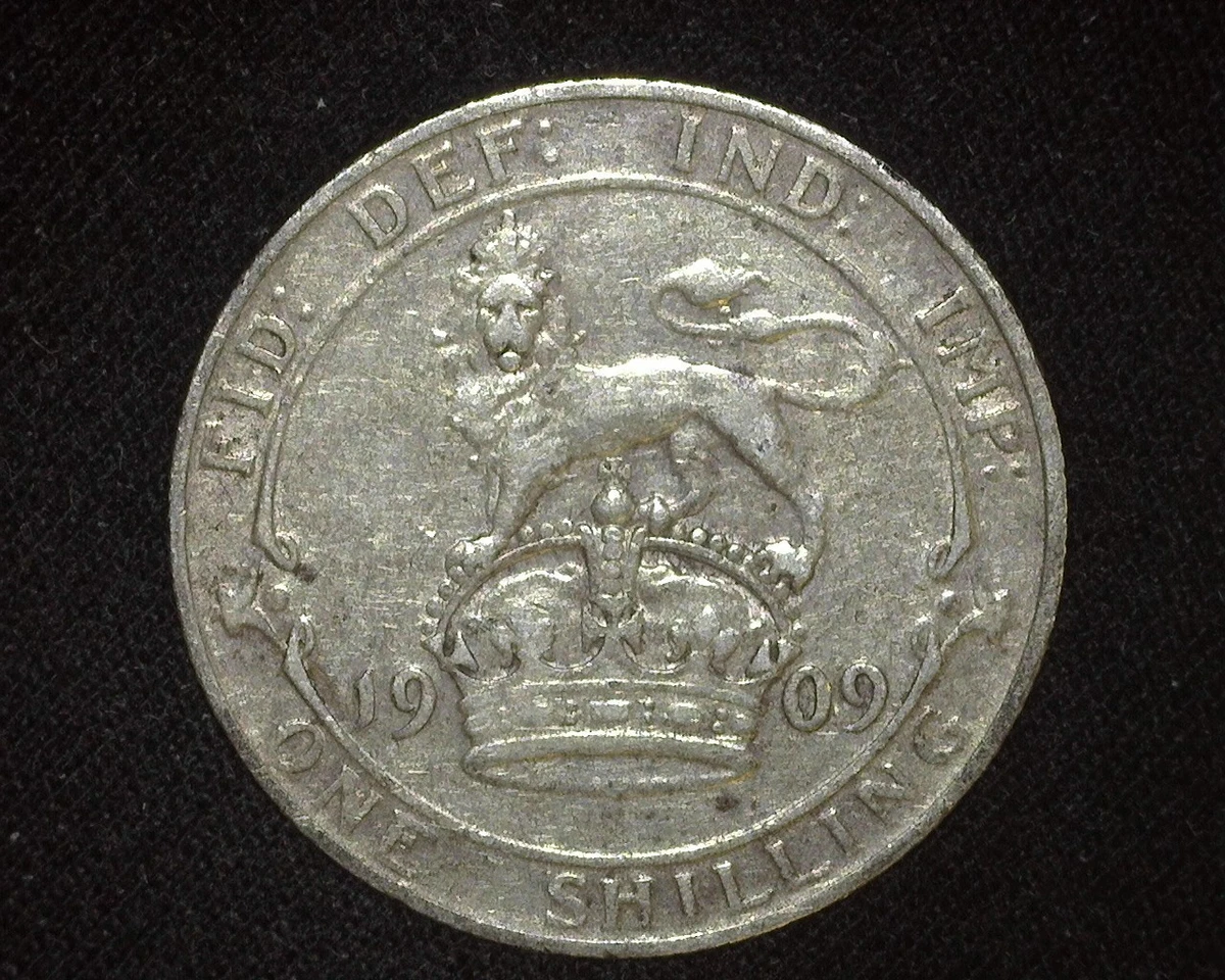 银色1909 年英国硬币| eBay