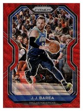 JJ Barea 2020-21 Panini Prizm Ruby Red Wave Prizm #84 Mavericks C10