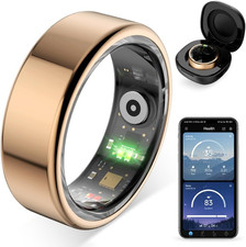 R02 Smart Ring, a Smart Ring for Women and Men, with a Charging Case, Supports H