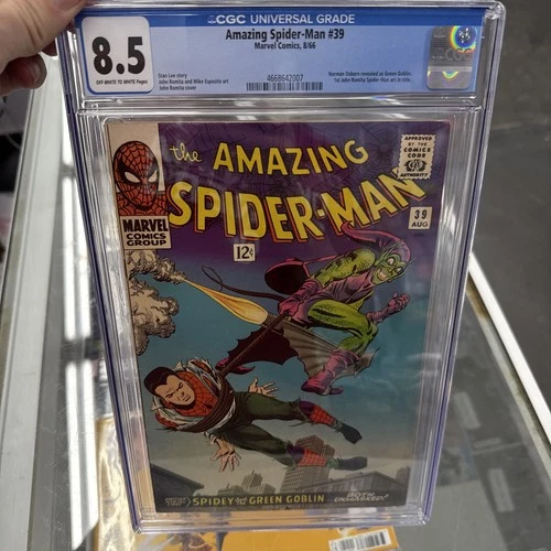 Amazing Spider-Man #39 1966 Marvel CGC 8.5 Key Romita Green Goblin