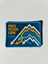Ikon Pass Patch Find Your Line Ski Snowboard Embroidered              