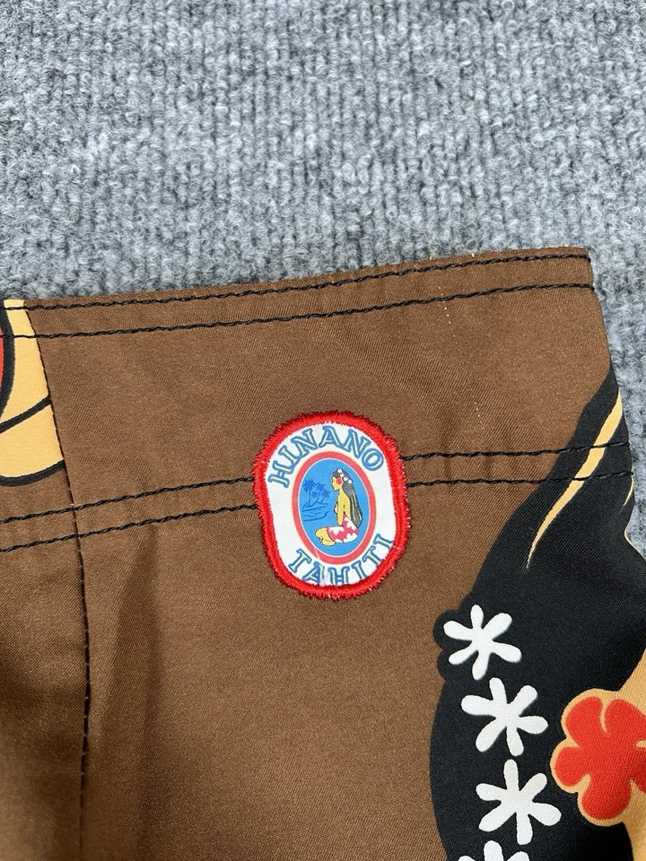 Pantalones Cortos De Colección Billabong Edición Especial Hinano Tahití Hula Niña Para Hombres 38 Y2K Foto 4 de 4