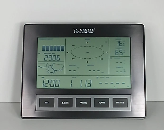 La Crosse Technology Smart Wireless Weather Station Base Unit C84612 Tested - Image 2 of 4
