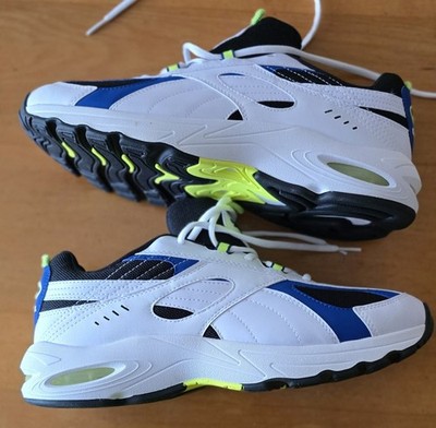 PUMA Cell Men s Low Top Colorblock Athletic Sneakers Lace Up White/Blue