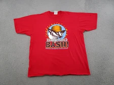 Vintage Y2K Badgerland Bash Wisconsin Special Olympics T-Shirt Size XL WSO