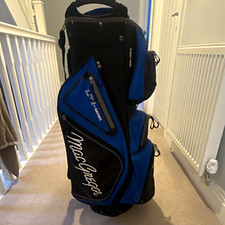 MacGregor Blue/Black Golf Cart Bag 10-Way Divider, Polyester Zip, Handle