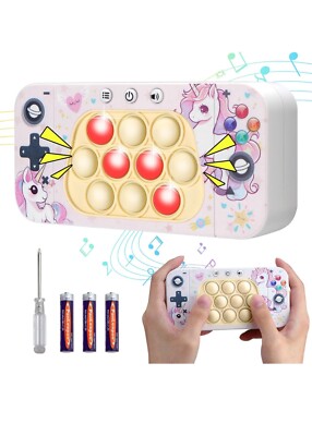 Pop Game It Fidget Toy Quick Push Spielkonsole Leuchtmuster Knallmusik