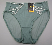 WACOAL S 5 841304 Sagebrush Green EVOCATIVE EDGE Hi-Cut Panty