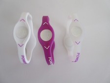 3 PCS WHITE,PURPLE,CLEAR Power Balance Energy Health Band Bracelet XS,S, M, L,XL