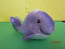 1998 Precious Moments - Tender Tails - Enesco - Plush, Bean Bag, Purple Whale