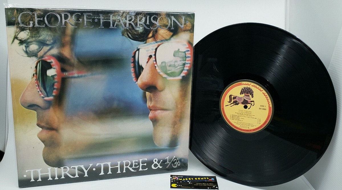 1976 Vintage George Harrison - Thirty Three & 1/3 Vinyl Record LP