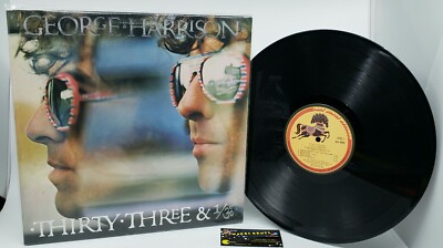 1976 Vintage George Harrison - Thirty Three & 1/3 Vinyl Record LP Dark Horse