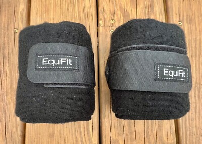 EquiFit Standing Bandages in Black (Set of 2) - MSRP $78