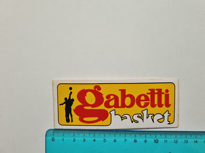 STICKER GABETTI BASKETBALL STICKER STICKER VINTAGE 80s ORIGINAL