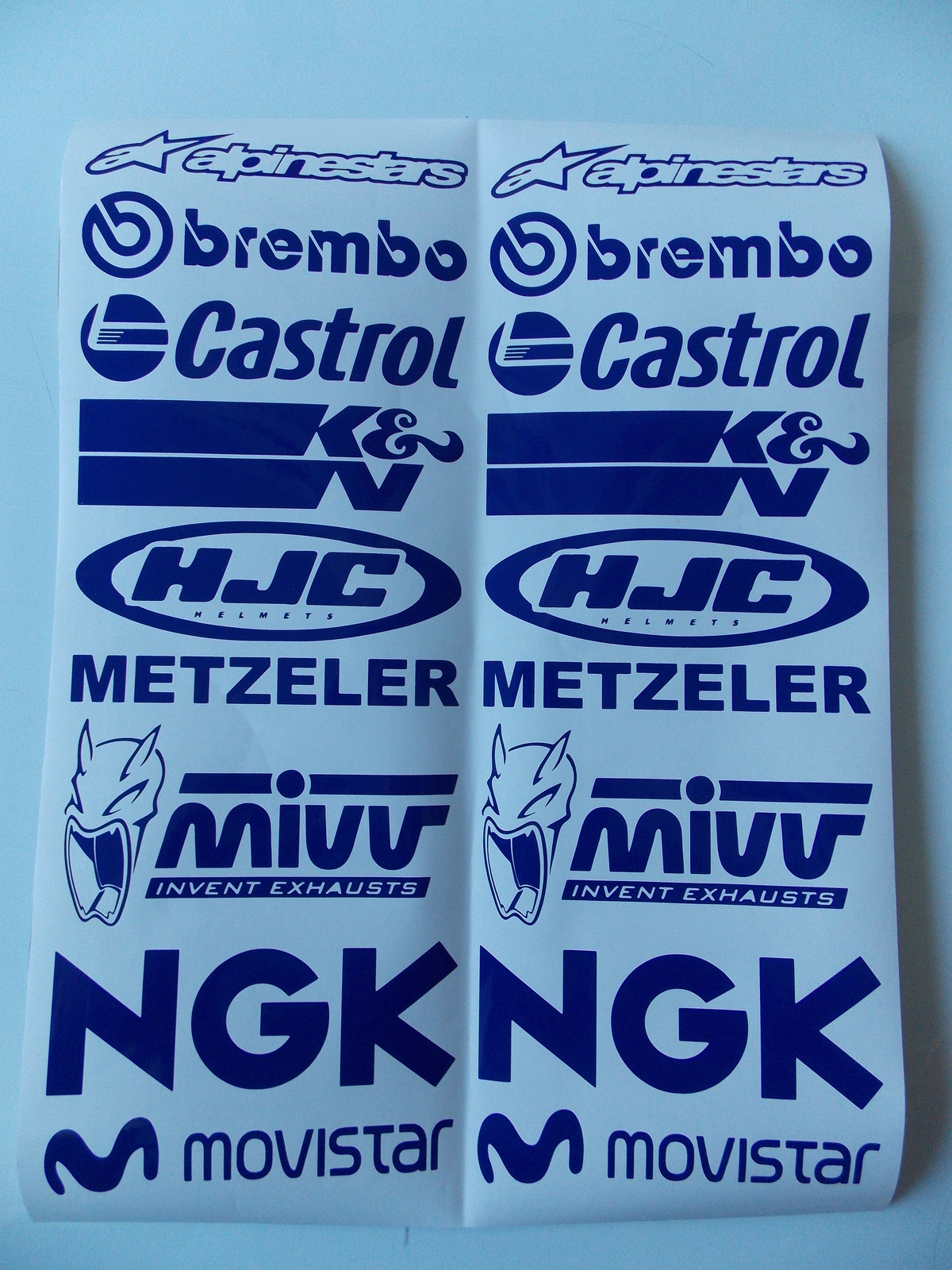 Bootsaufkleber Set 2 Stück 10cm - Bootsnummern Kennzeichen Dunkelblau