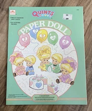 1990 Golden Quints - 5 Times The Fun - Paper Dolls Uncut 