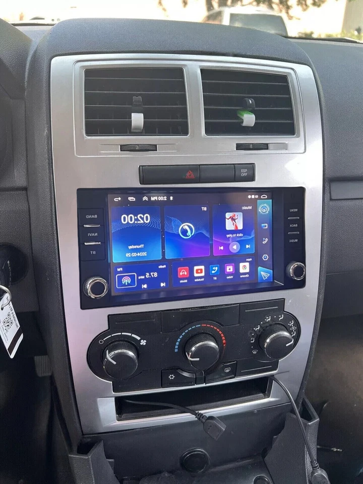 For 2008-2010 Dodge Charger 7" Android 13 Carplay Car Stereo Radio GPS Navi WIFI Foto 3 de 4