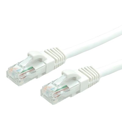 VALUE Patchkabel Kat.6 UTP, LSOH, weiss, 0,5 m