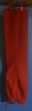 Vintage 60  s-70s K Mart Sharp Red Women  s Pleated 100 Polyester Bell Bottoms 