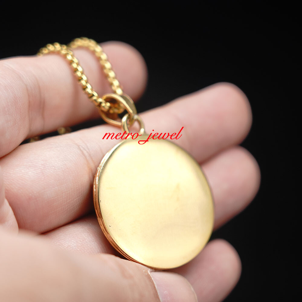 JXC Gold Catholic Saint St Michael Archangel Medal Medallion
