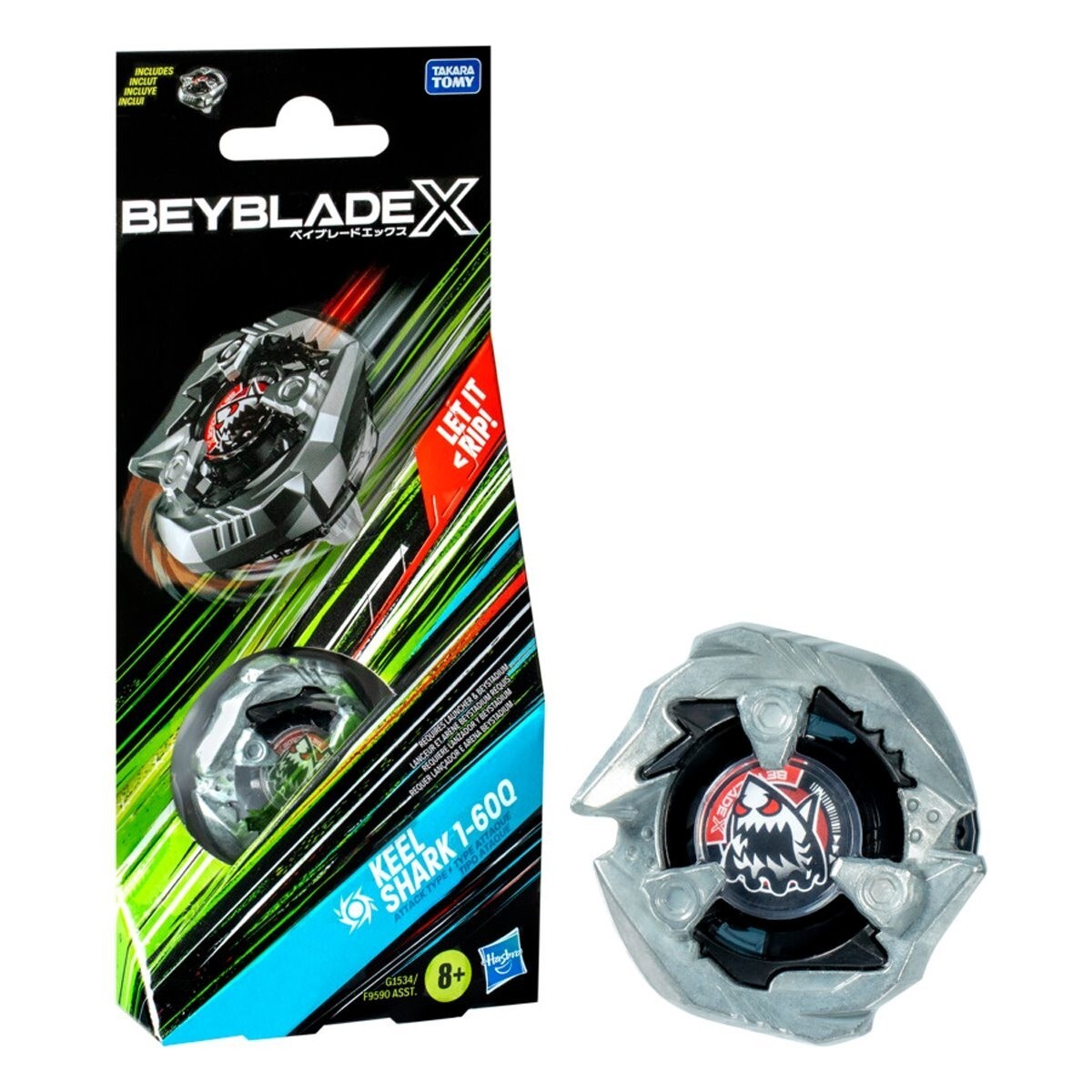 Beyblade X Keel Shark Edge 1-60Q Hasbro | eBay