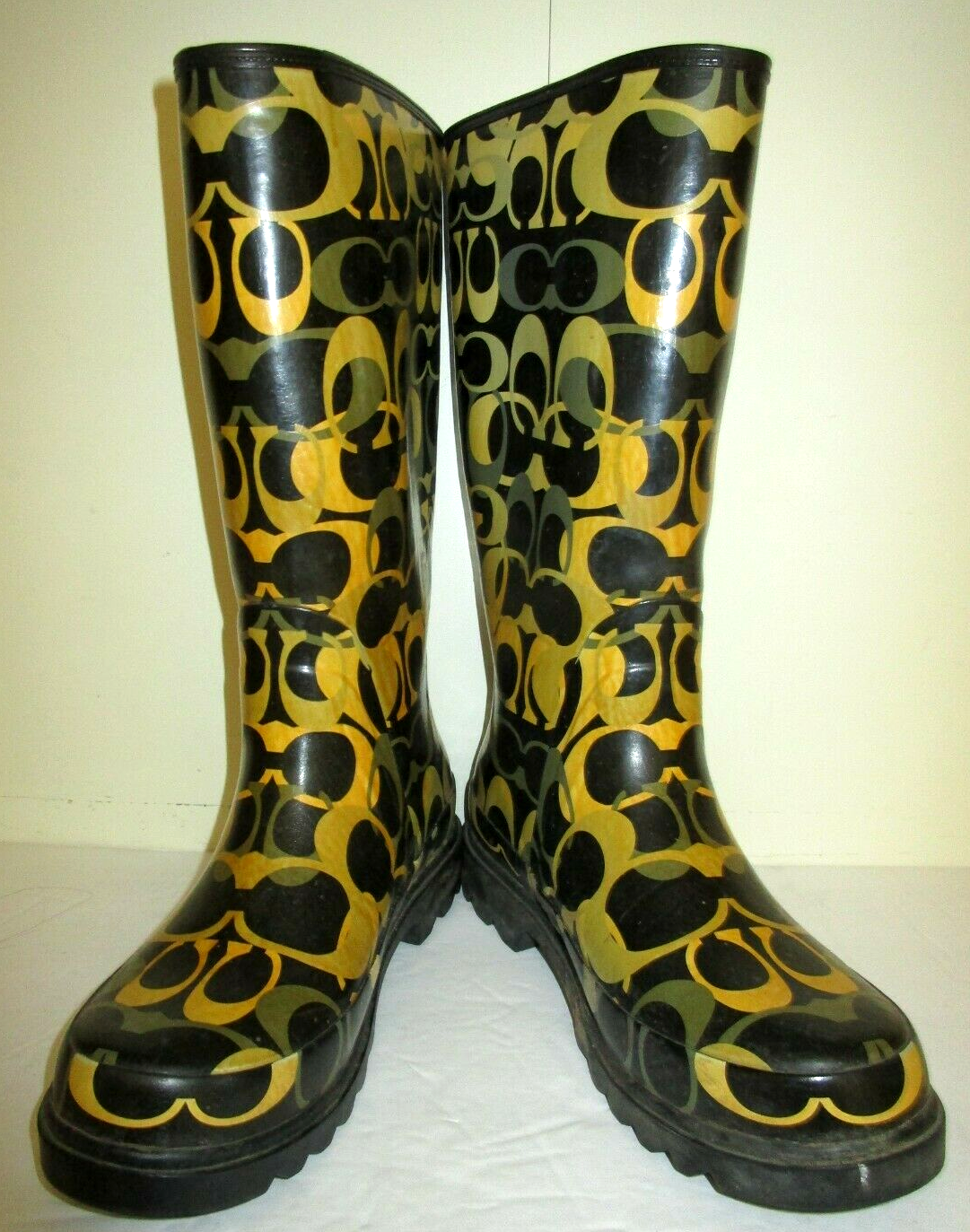 coach paisley women amazing rain boots 