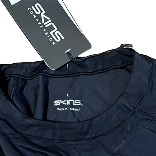 Skins DNAmic Ultimate Men's Short Sleeve Black Compression Top Size L NWT - Picture 5 of 9