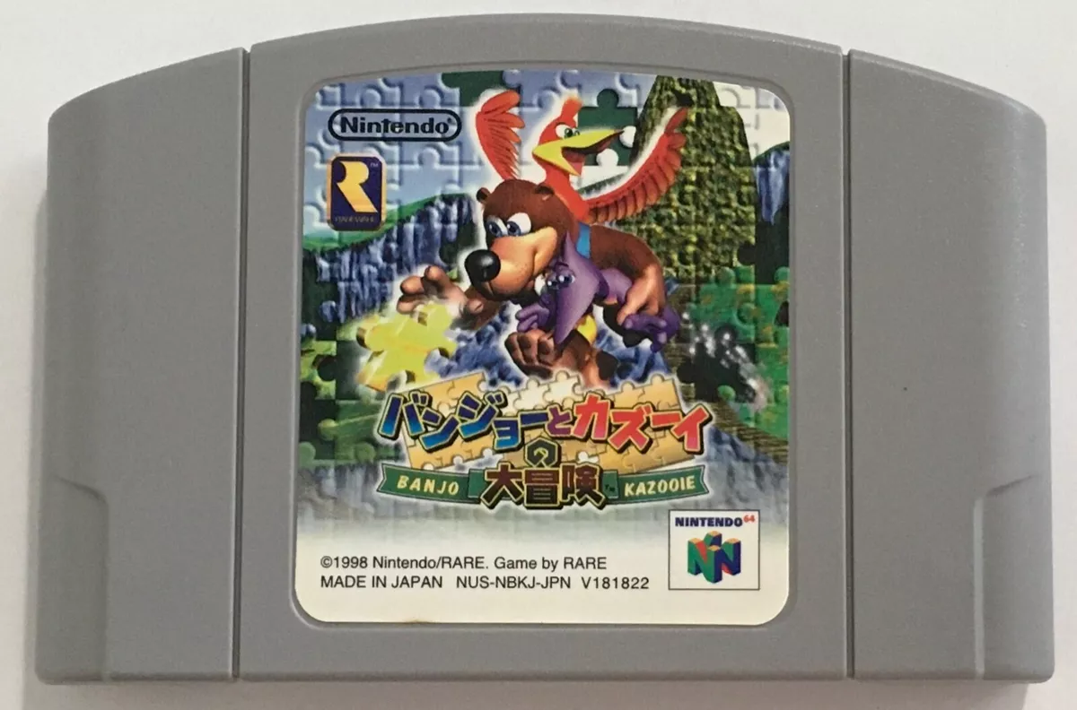 Nintendo 64 Banjo-kazooie Cartridge With Free Fast Shipping 