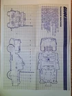 GI Joe Vehicle THUNDER MACHINE BLUEPRINTS 1986 Original Instruction Sheet