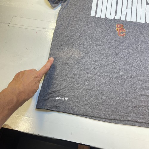 USC UNIVERSITY OF SOUTHERN CALIFORNIA TROJANS Nike Dri Fit T SHIRT Sz Mens L - Picture 3 of 4