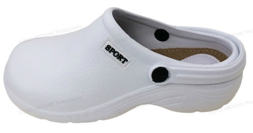 Scarpe zoccoli donna giardinaggio infermiere ospedale slip-on sandali casual taglie - Foto 10 di 31