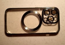 iPhone 14 Pro Magnetic Green/Clear Full Coverage Case with Screen Protector